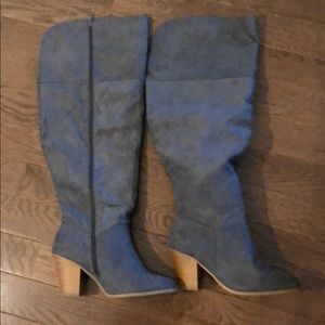 NWT LANE BRYANT OVER THE KNEE BOOTS SZ 12W